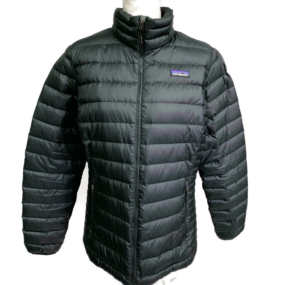 PATAGONIA Women's Down Sweater Jacket Black Large